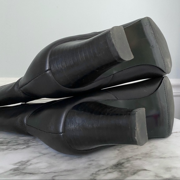 David Tate Leather Ankle Boots Megan Size 8.5 - Picture 7 of 9